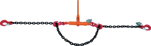 DOLEZYCH Zurrspannkette DORA 2-tlg.Güte 8 3,5m S.10-8mm Zugkr.6300 daN 1575 daN - 19406302-3,5