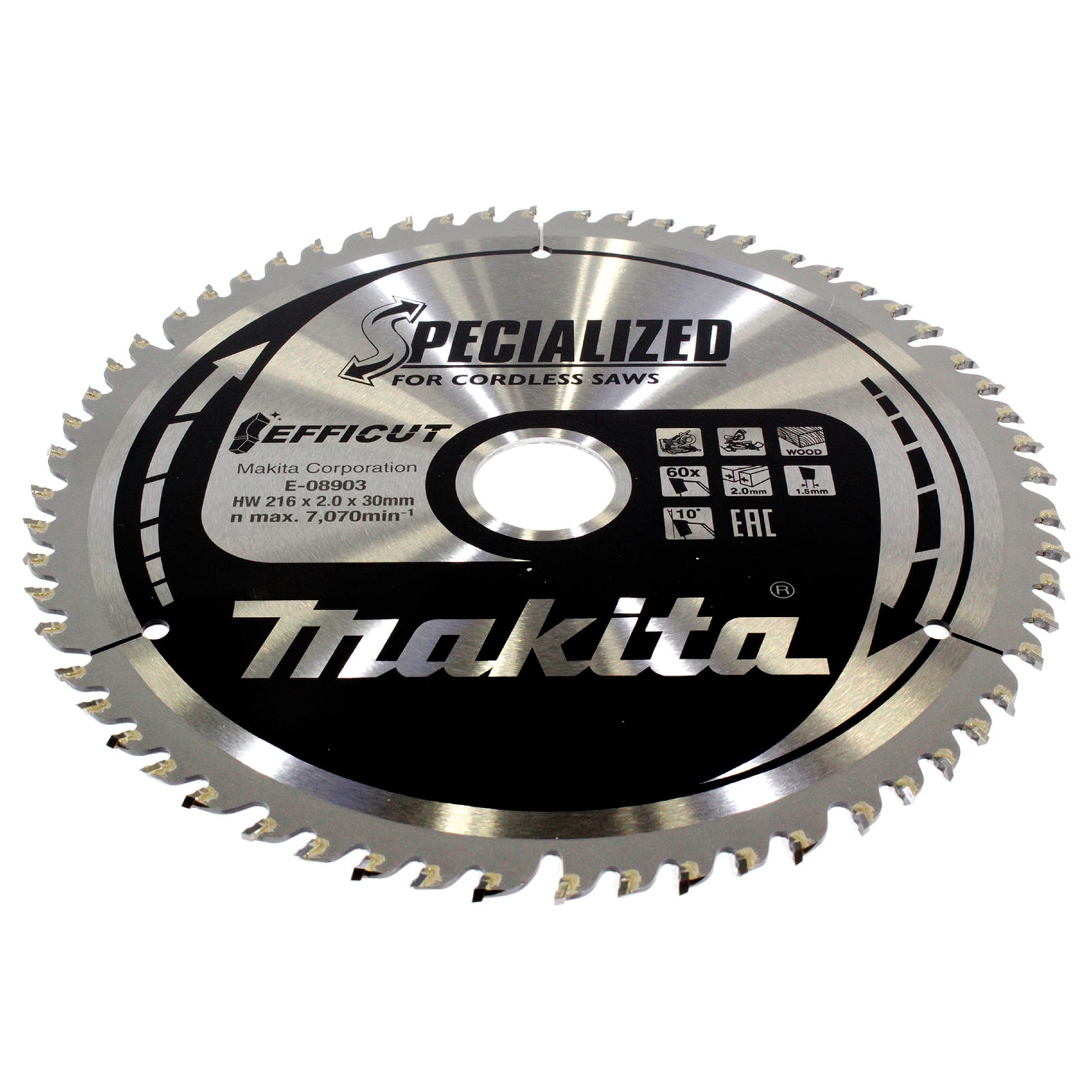 Makita EFFICUT Sägeblatt Holz 216 x 30 x 60Z - E-08903