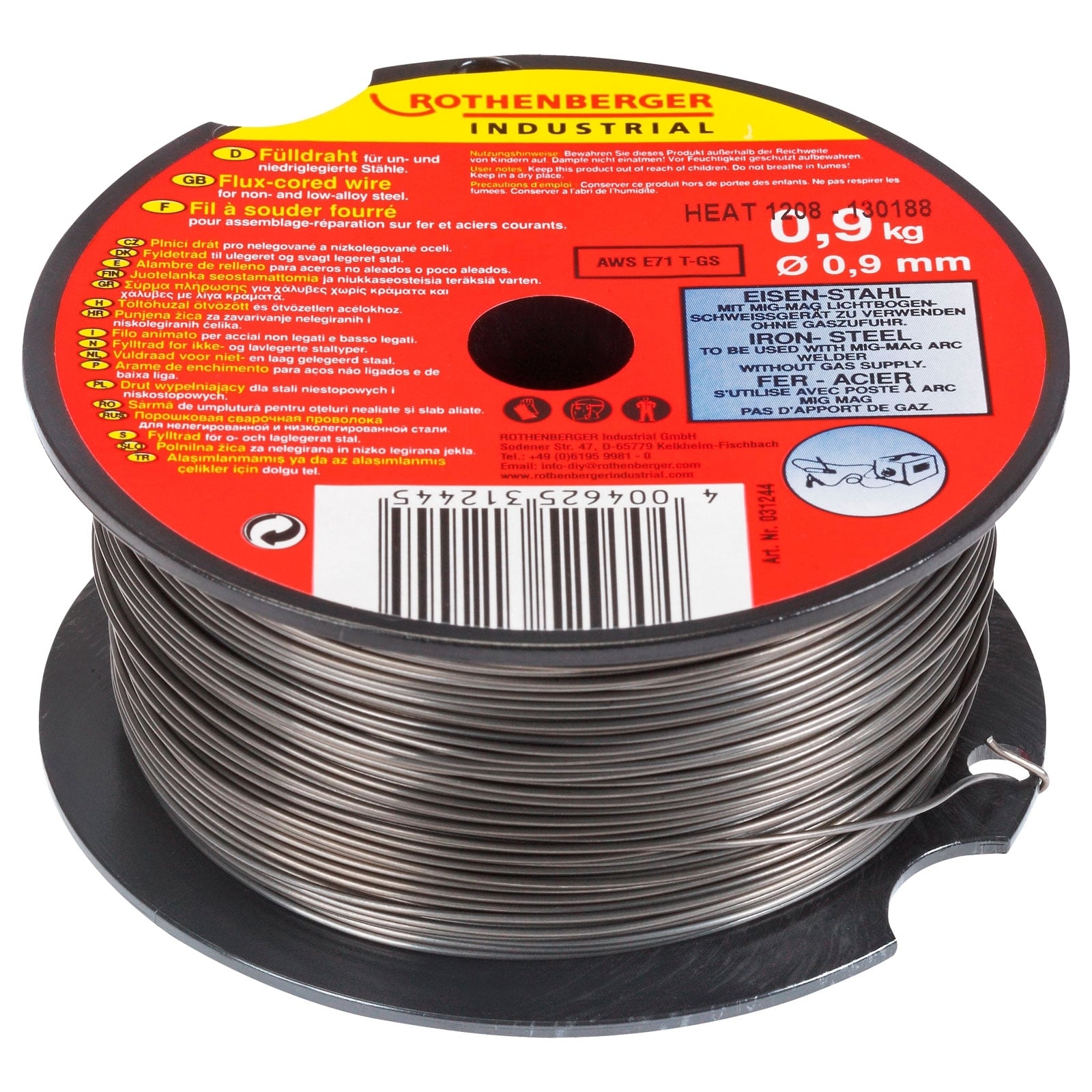 ROTHENBERGER Industrial Fülldraht verkupfert 0,9 mm - 31244