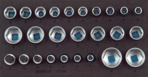 Gedore Werkzeugmodul 1500 CT1-19 26-teilig 1/3-Modul - 2308908