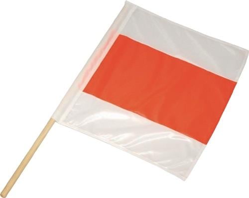 Warnfahne Länge 500 x Breite 500 mm - 20222