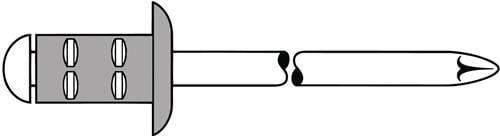 GESIPA Blindniet PolyGrip® Nietschaft d x l 3,2 x 8 mm - 1433846