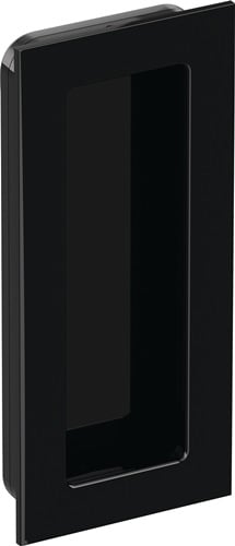 HEWI Schiebetürmuschel 544.54.120 PA 90 tiefschwarz glänzend rechteck.f.HLT - 544.54.120 90