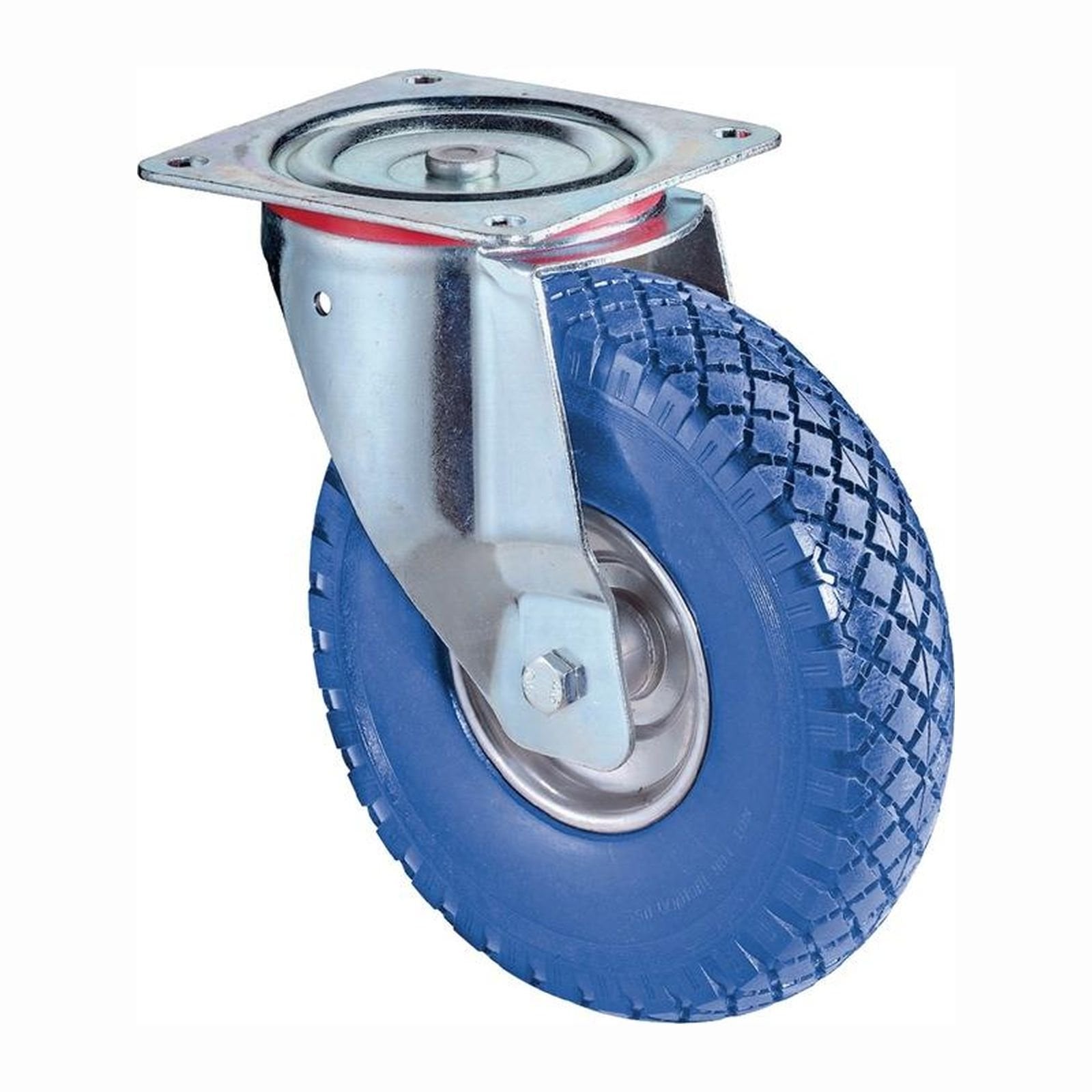 BS Rollen Lenkrolle mit Anschraubplatte Radkörper Stahl 200 mm 75 kg - L400.C91.200