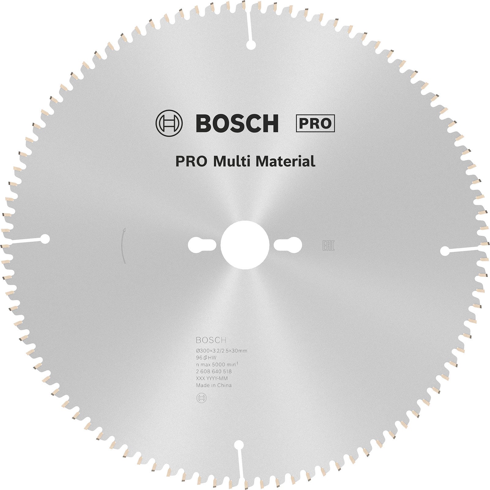 Bosch PRO Multi Material Kreissägeblatt 300 x 3,2 x 30 mm - 2608640518