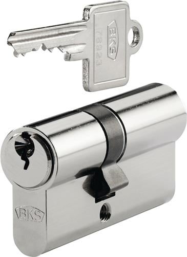 BKS Profildoppelzylinder PZ 8802 27/35mm NuG eins.Anz.Schlü.3 versch.-schl - B 8802 0003