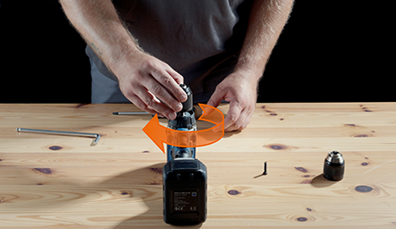 Mit Spindelstopp – Schritt 7