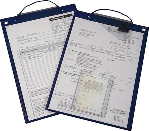 Eichner Auftragstasche mit Klettverschluss und 2 Fächern blau - 9015-00460