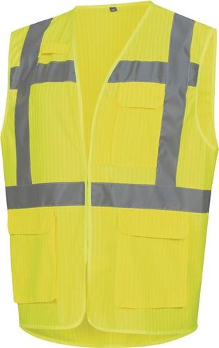 Warnweste 7119 Gr.L neongelb EN ISO 13688/EN ISO 20471/EN 1149 NITRAS
