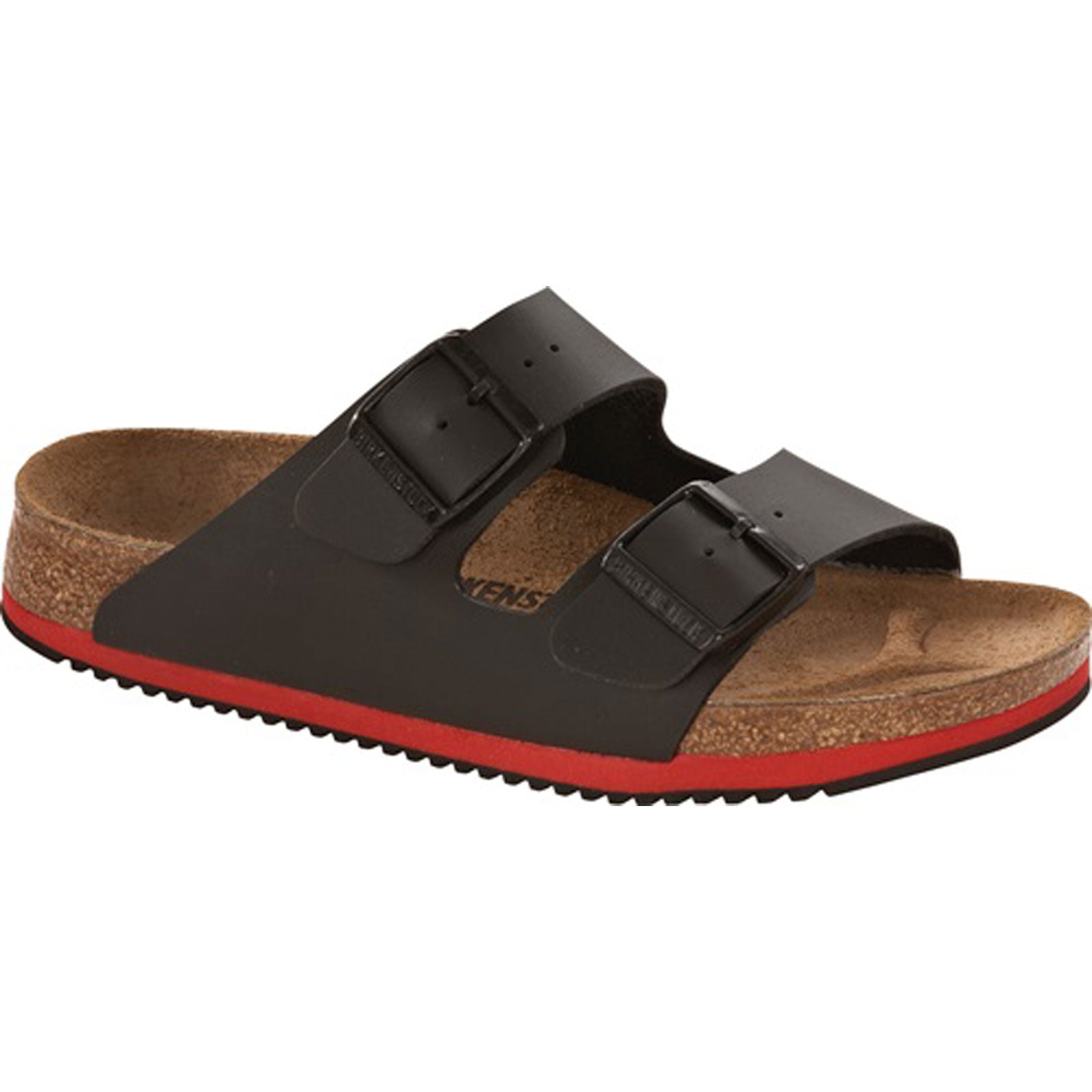 BIRKENSTOCK Sandale Arizona Super Grip Gr.38 schwarz Birko Flor DIN EN ISO 20347 - 230116-38