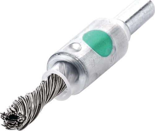 Lessmann Pinselbürste Ø 6 mm Schaft 6 mm Drahtstärke 0,35 mm - 451478