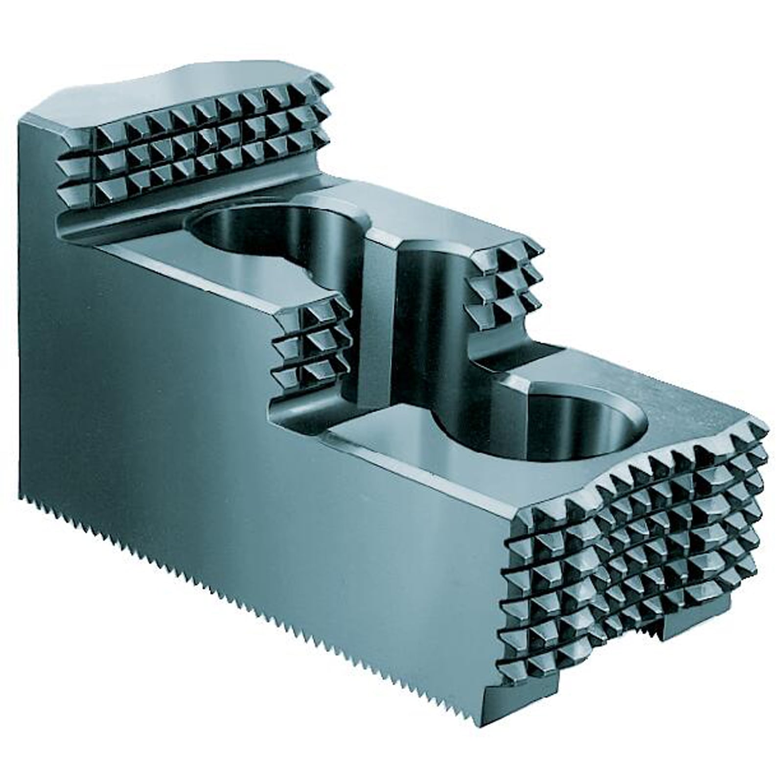 Röhm Umkehr-Aufsatzbacken Größe250/280, 3-Backen-Satz, gehärtet, Spitzverzahnung 60° - 046416