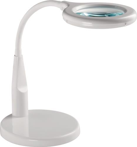LED-Lupenleuchte Glaslinse 88,9 (3,5Zoll) weiß runder Kopf Glaslinse