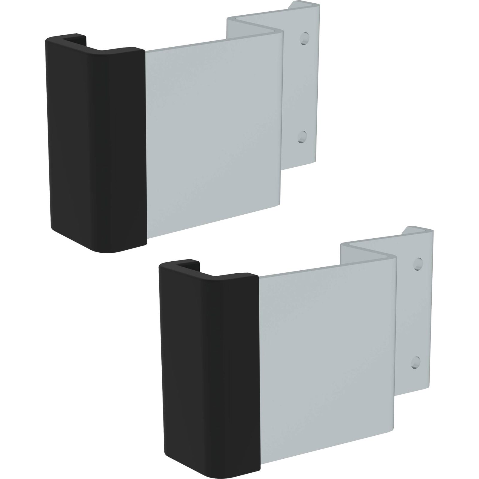 Günzburger Steigtechnik 2x Führungsbeschlag unten für 2tlg. Seilzugleitern 85 x 25 mm - 019258