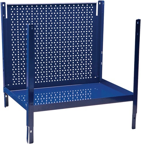 Regalelement LOGS 30 H520xB540xT390mm blau RAL 5022 m.Lochblechrückwand - LOGS 30 RAL 5022