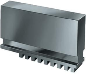 Röhm Blockbacke BL in Sonderlänge, Größe 250, 4-Backensatz, ungehärtet, 16MnCr5, Laenge 140 - 130610