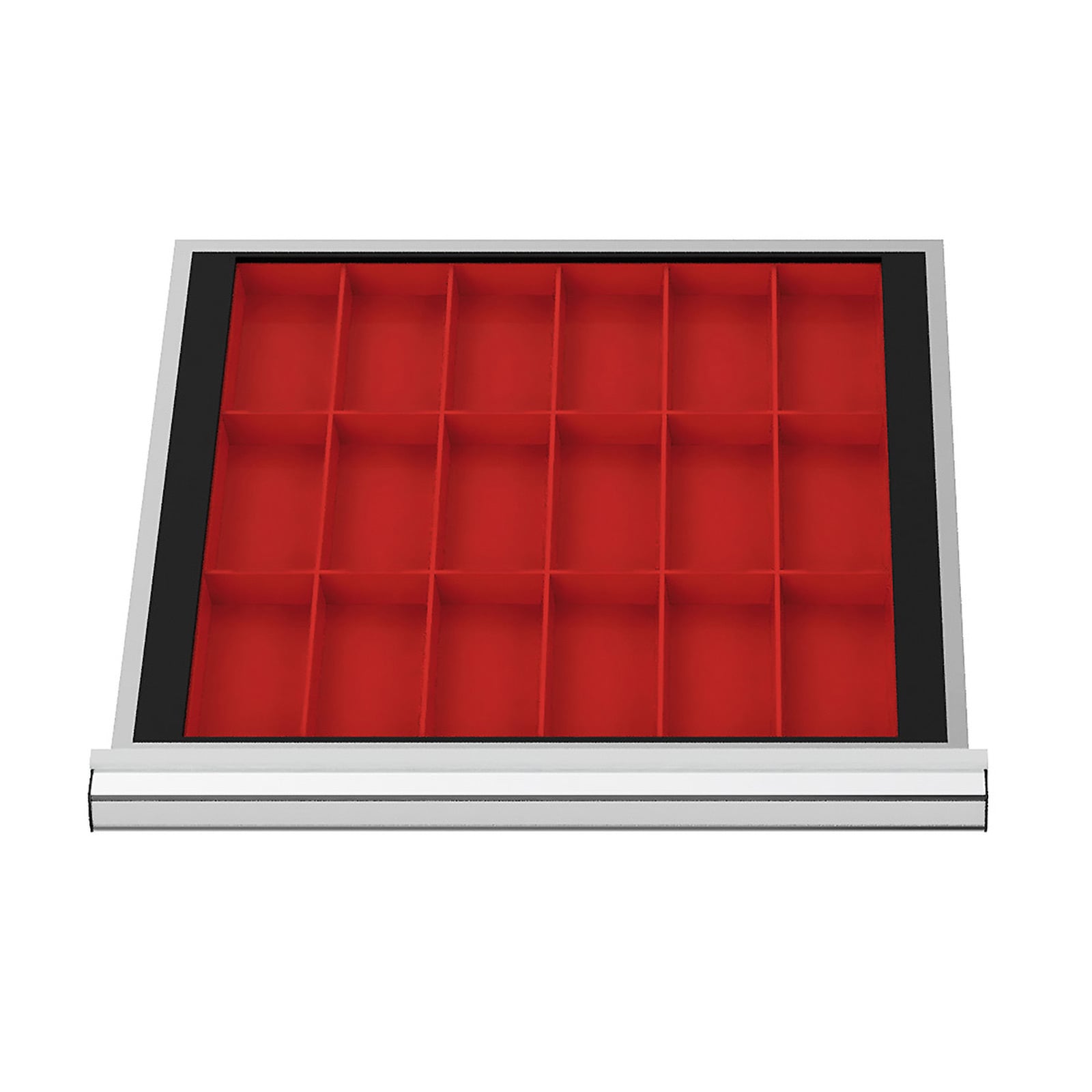 WS24 Schubladeneinteilung Kleinteilekästen BLH 100 mm Innenmaß 500 x 450 mm - WS24-100165