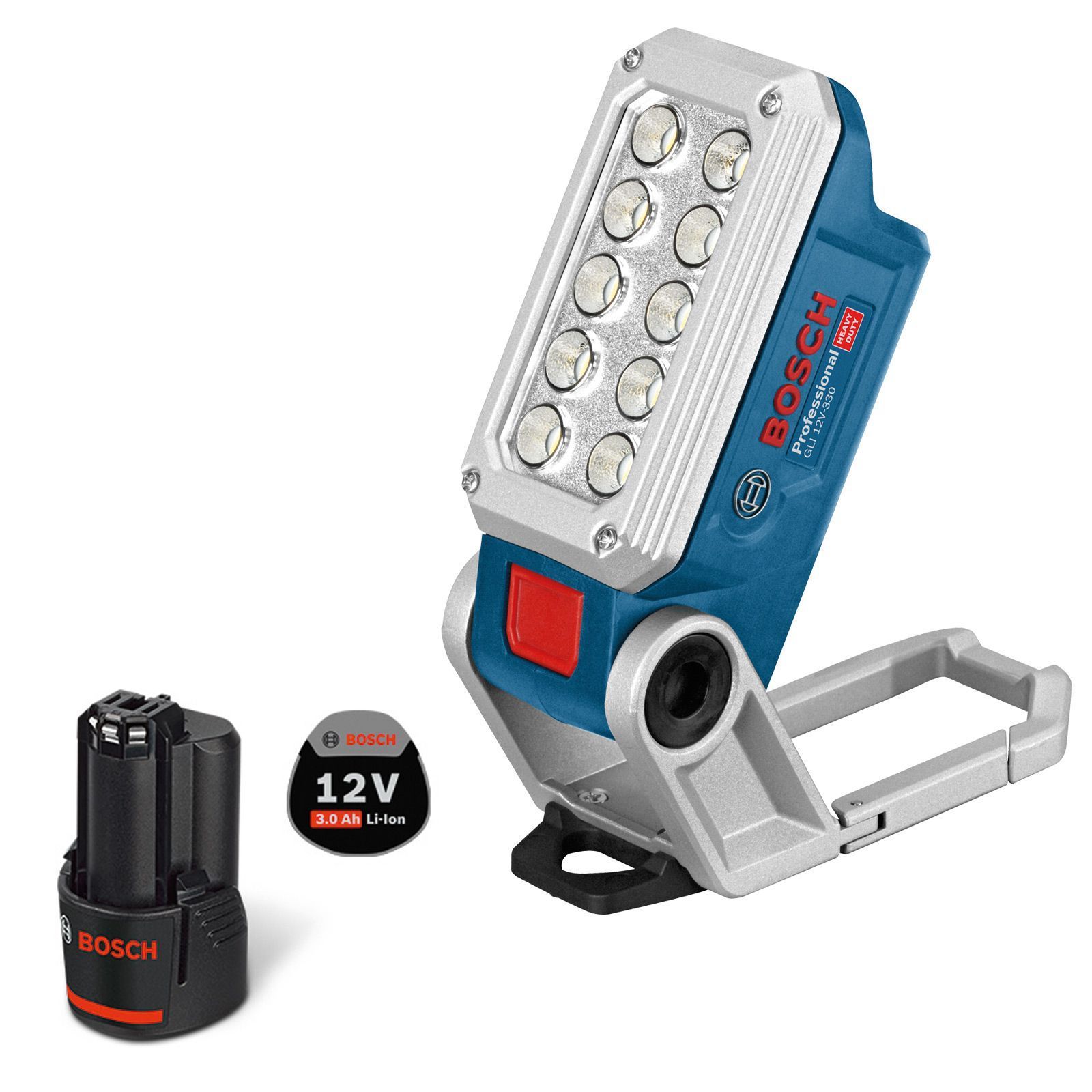 Bosch Akku-Lampe GLI 12V-330 / 1x 3,0 Ah Akku
