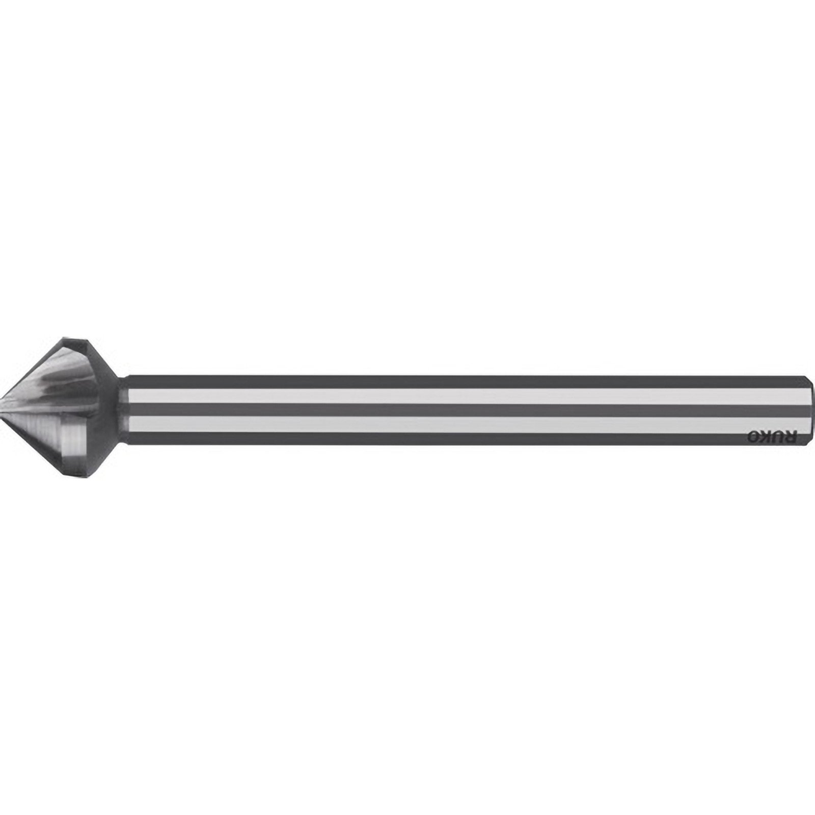 RUKO Kegel- und Entgratsenker DIN 335 Form C 90° HSS mit langem Zylinderschaft