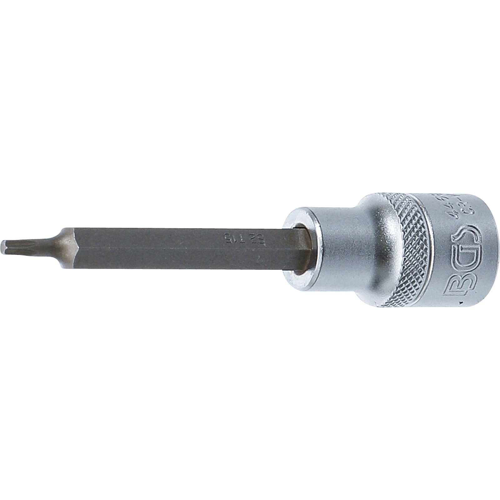 BGS Bit-Einsatz Länge 100 mm Antrieb Innenvierkant 12,5 mm (1/2") T-Profil (für Torx) T15 - 4468