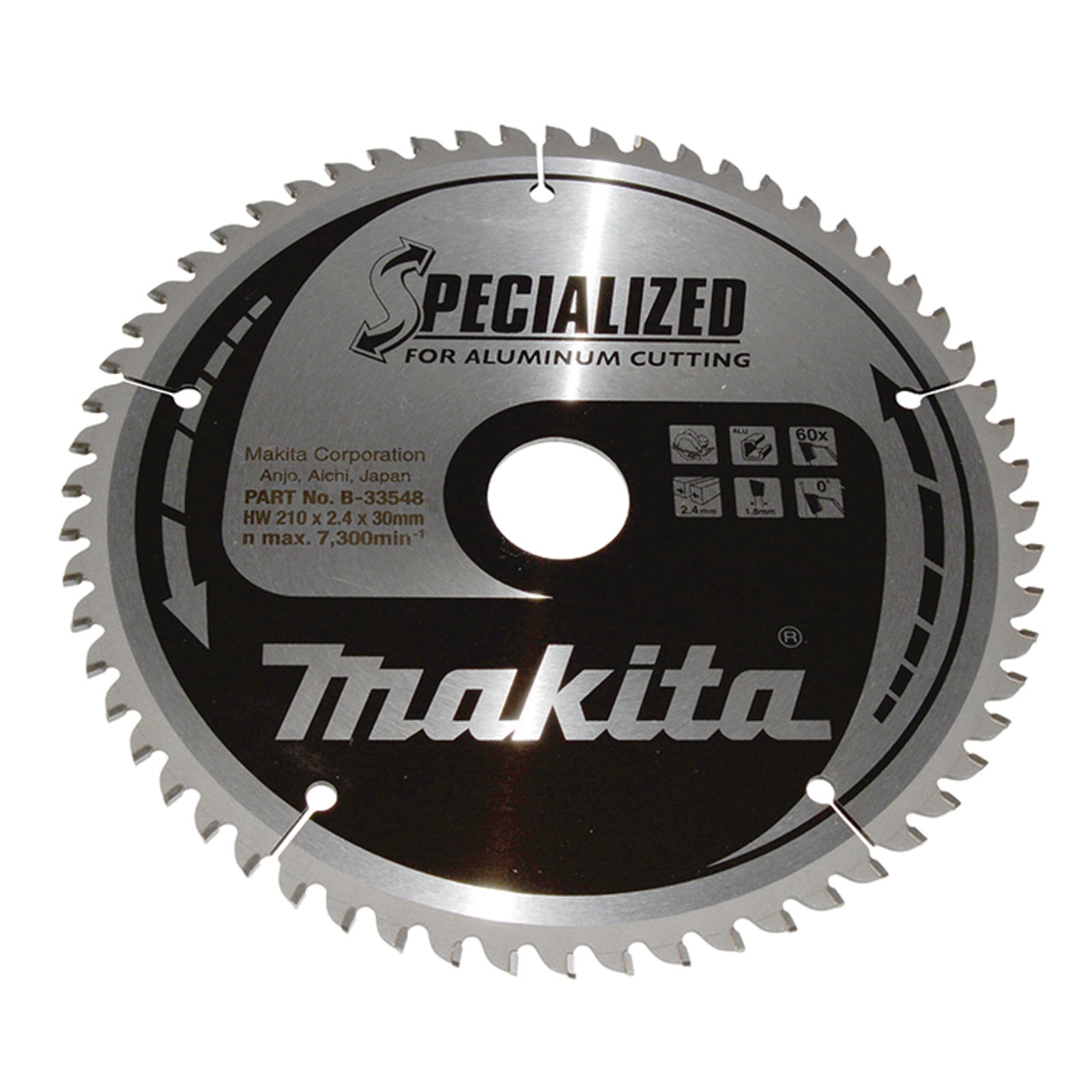 Makita SPECIALIZED Sägeblatt 210x30x60Z - B-33548
