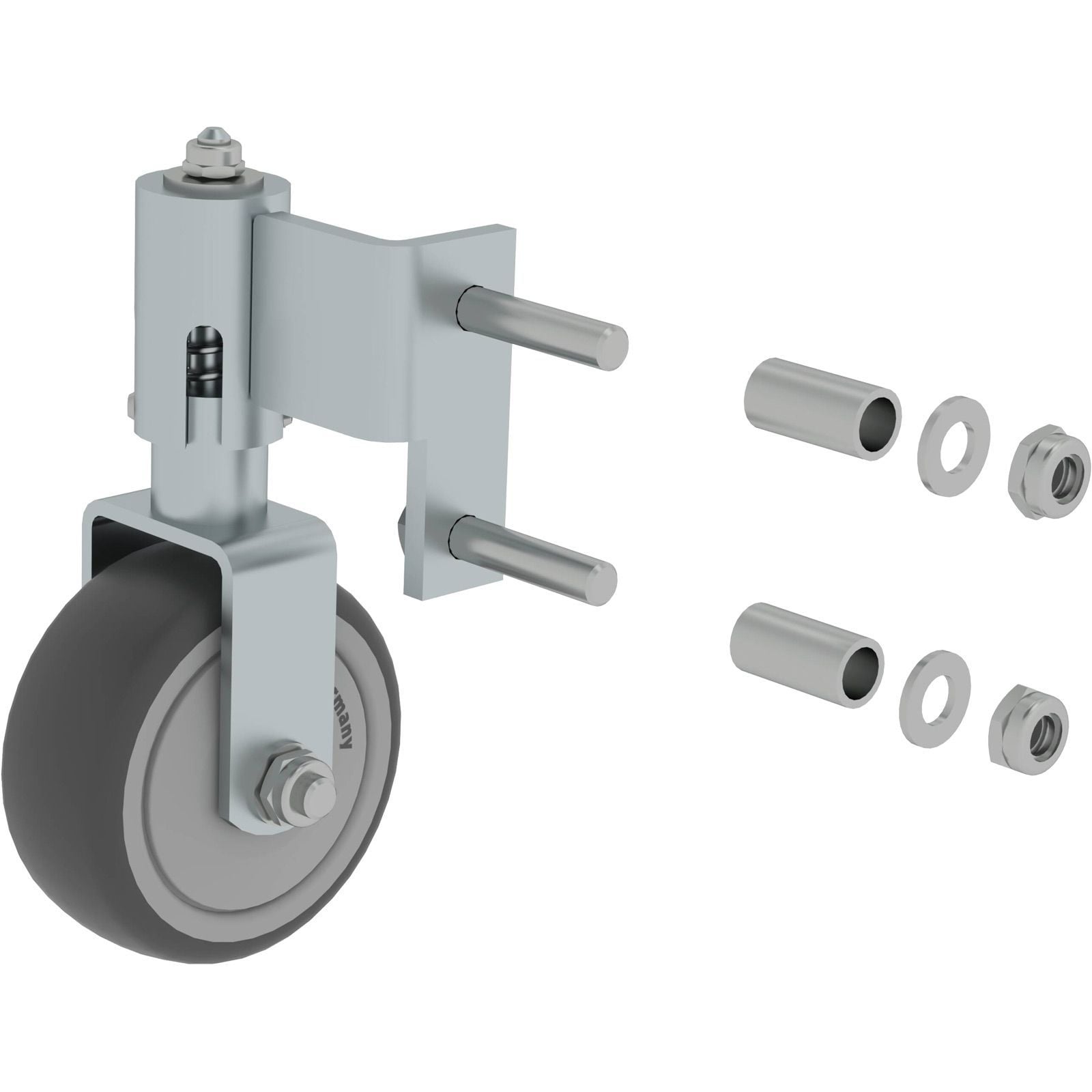 Günzburger Steigtechnik Federrolle für Stufenleiter links - 019809
