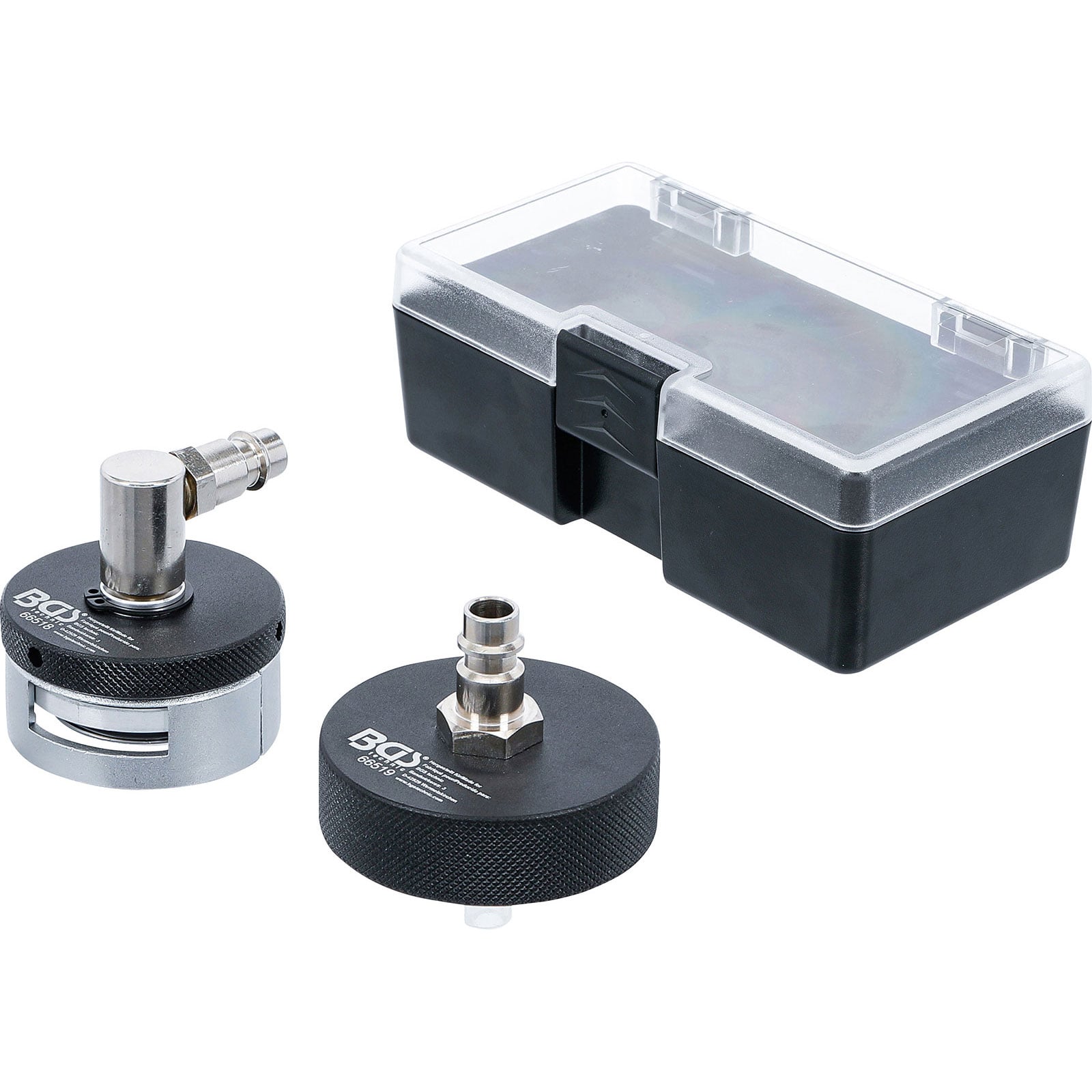 BGS Adapter-Satz für Druckluft-Bremsenentlüfter für Tesla Modelle 3 / Y / S / X 2tlg. - 66517