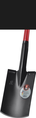 IDEAL Kraftspaten 280x190/180mm Gr.2 Plus Stahlrohrstiel m.Hartholzknauf - 13010280