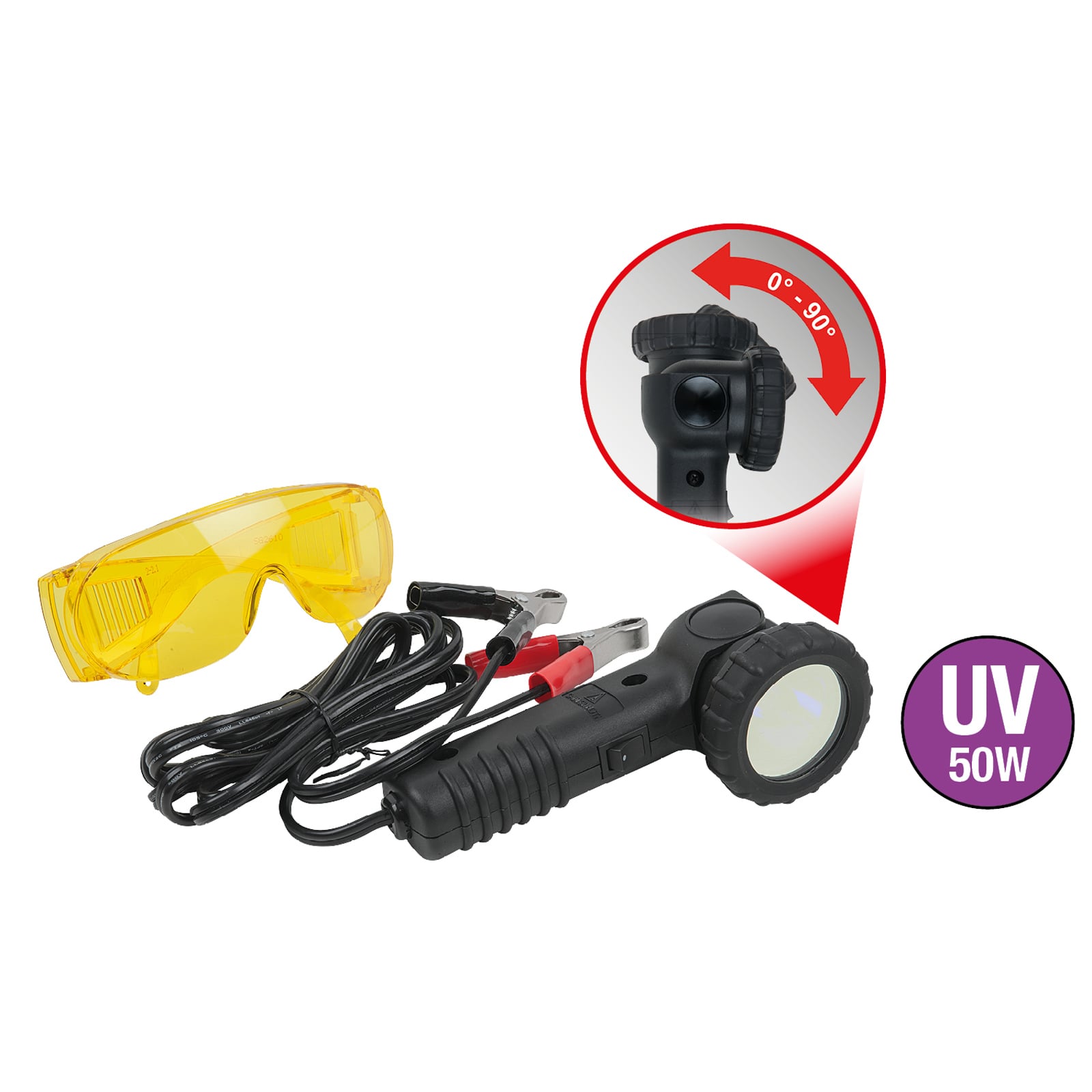 KS TOOLS UV-Lecksuchlampen-Satz 2tlg. - 550.1180