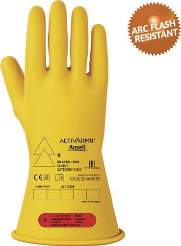 Elektrikerschutzhandschuh ActivArmr® RIG011Y Gr.9 gelb
