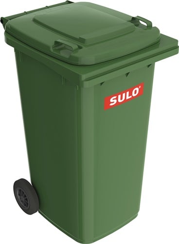 SULO Müllgroßbehälter 240l HDPE grün fahrbar,n.EN 840 - 1053686