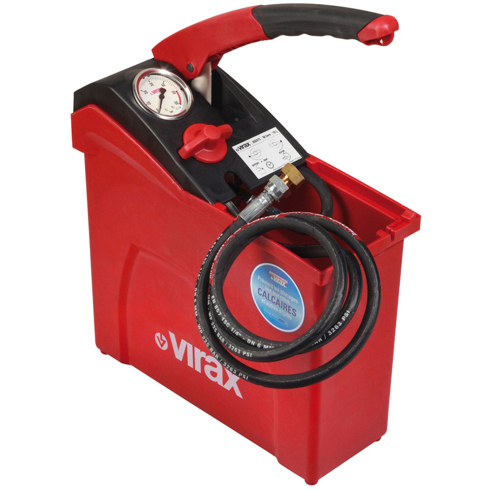 VIRAX Prüfpumpe 50Bar 10L - 262015 VIRAX Prüfpumpe 50Bar 10L - 262015