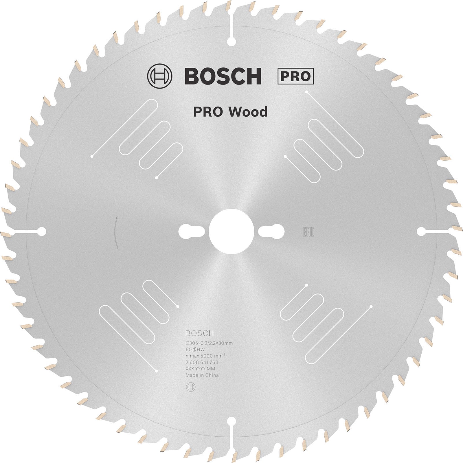 Bosch PRO Wood Kreissägeblatt 305 x 3,2 x 30 mm - 2608641768