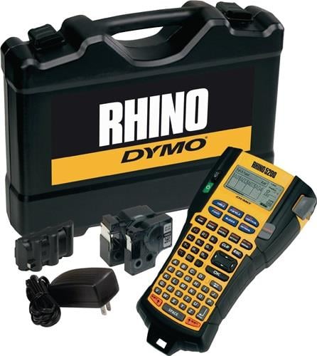 Dymo Beschriftungsgerät Rhino 5200 Schriftbandbreiten 6, 9, 12, 19 mm - S0841400