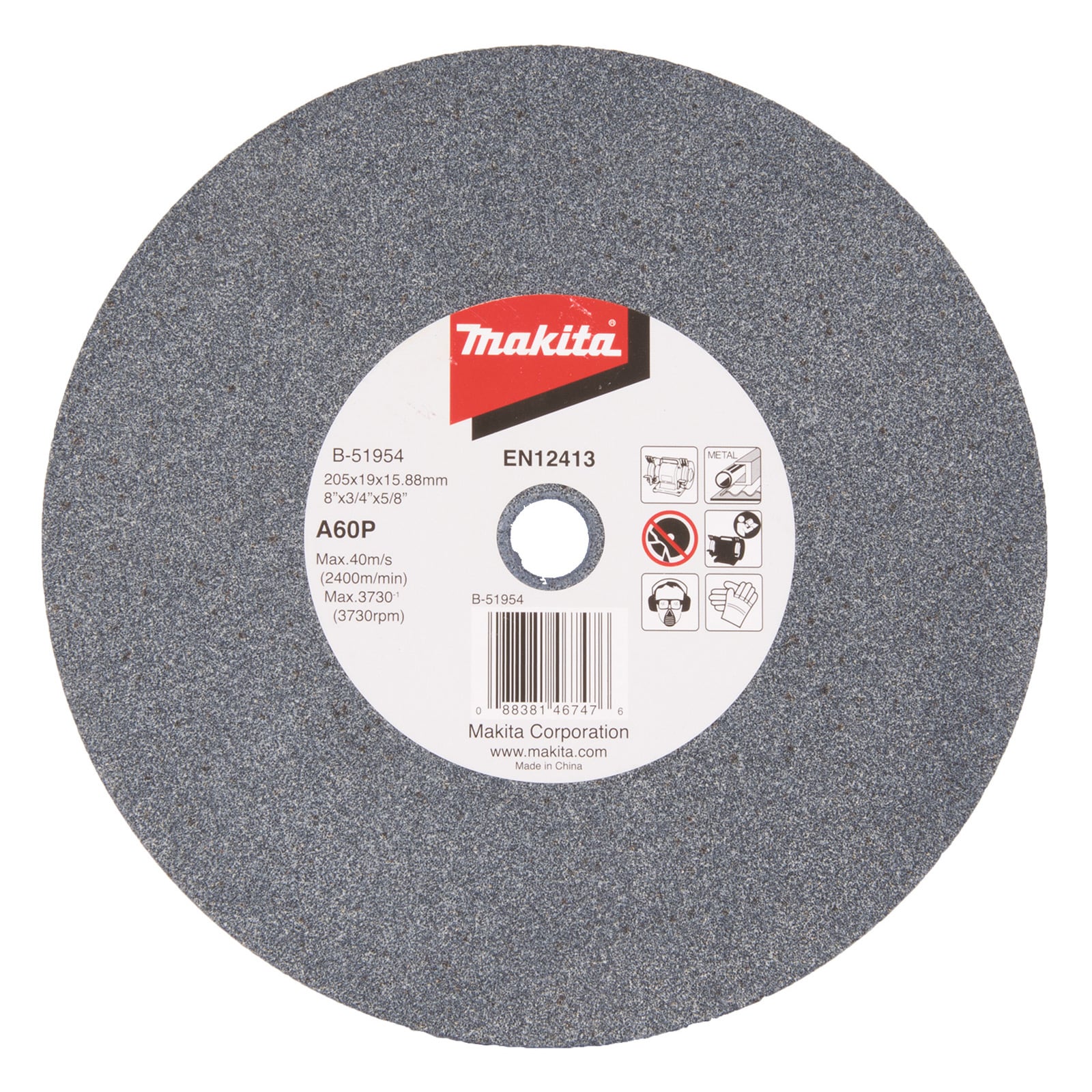 Makita Schleifstein A60P 205x19x15,88 - B-51954