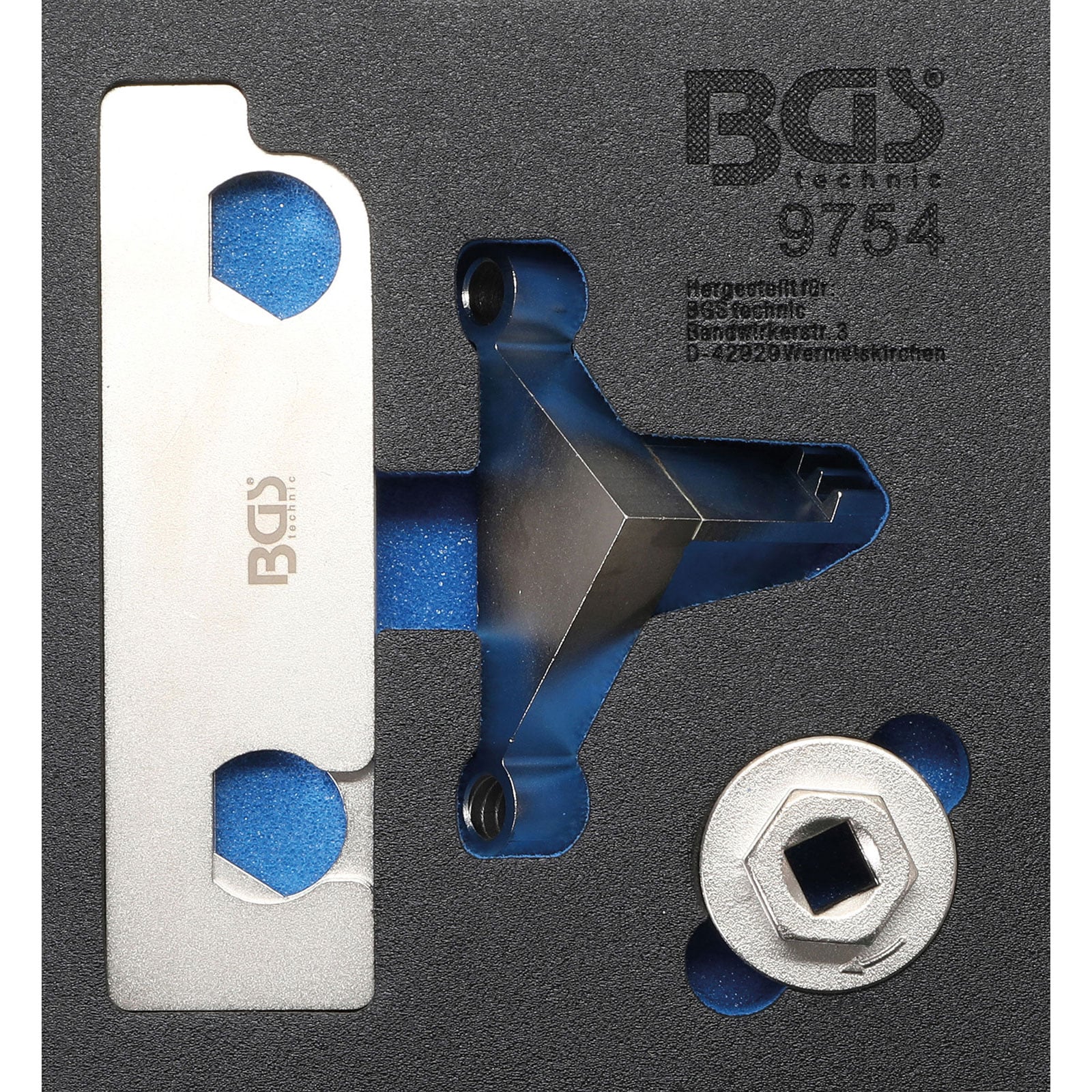 BGS Werkstattwageneinlage 1/6: Motor-Einstellwerkzeug-Satz für Opel / Saab / Buick / Cadillac / Chevrolet 2.8L / 3.6L V6 - 9754