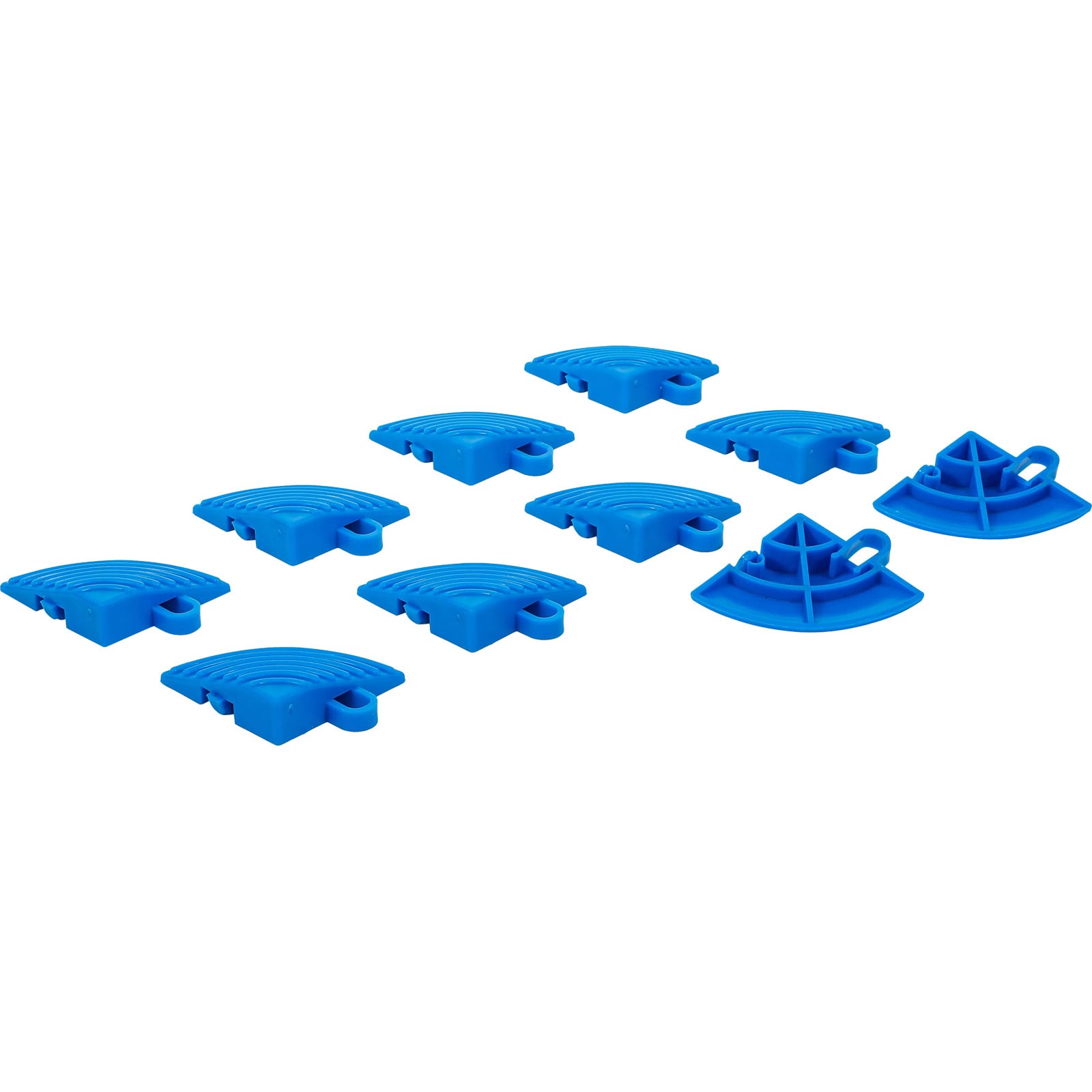 BGS Kunststoff-Fliesen-Eckelement-Set Klick-System 57 x 57 x 18 mm 10-tlg. - 74548