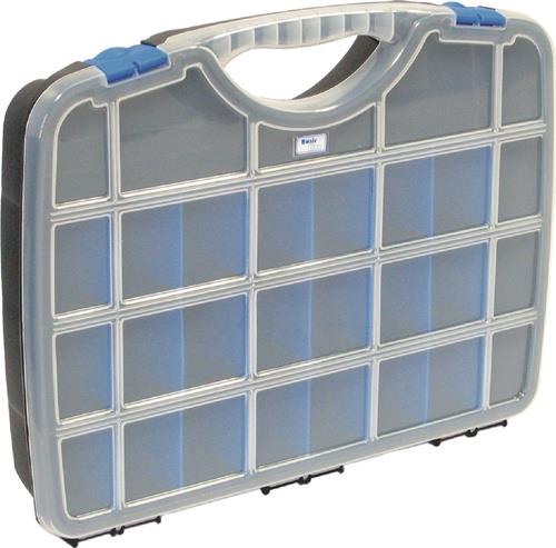 Sortimentskasten Basic Line B388xT290xH61mm 24 Fächer m.Profilraster