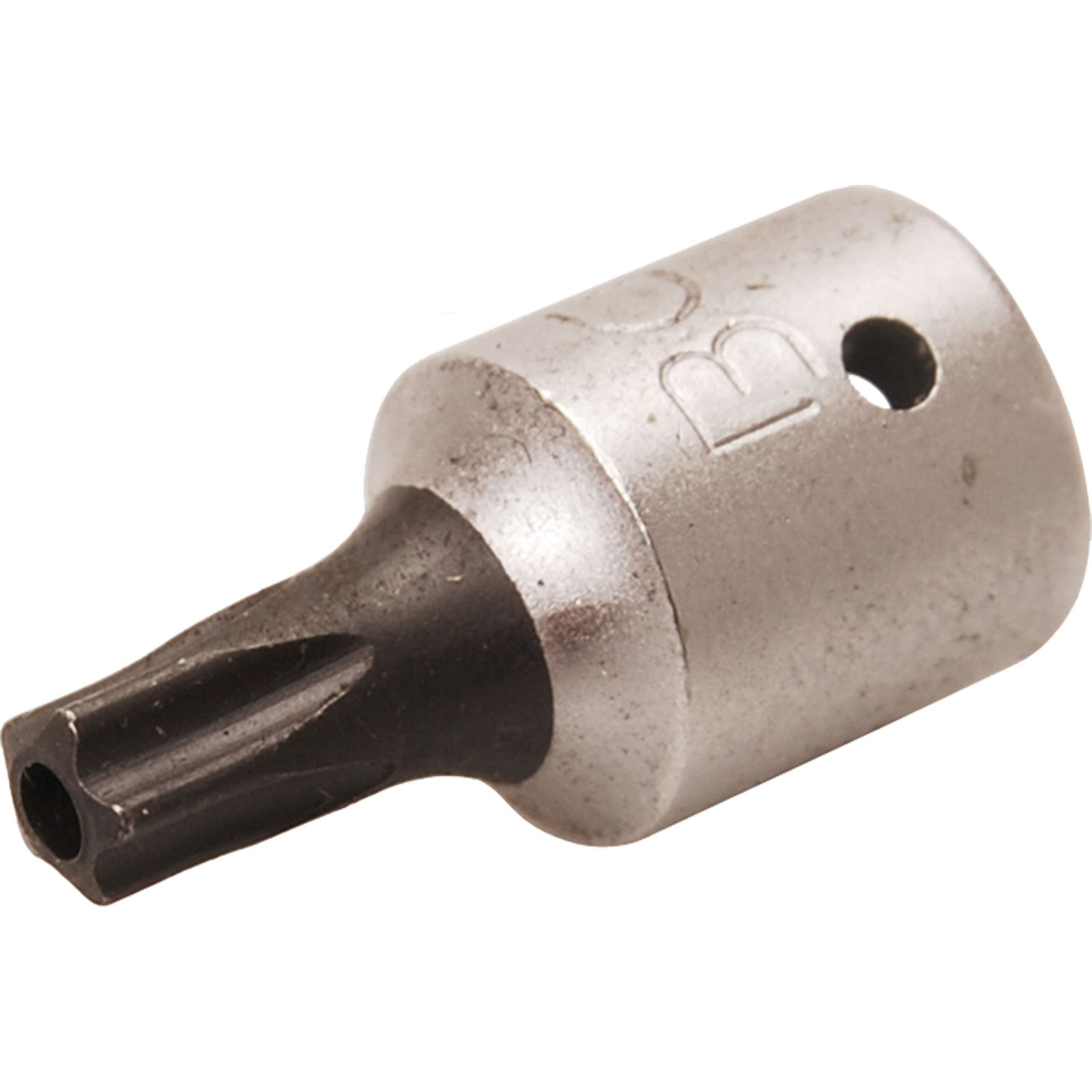 BGS Bit-Einsatz Antrieb Innenvierkant 6,3 mm (1/4") TS-Profil (für Torx Plus) mit Bohrung TS25 - 2355-TS25