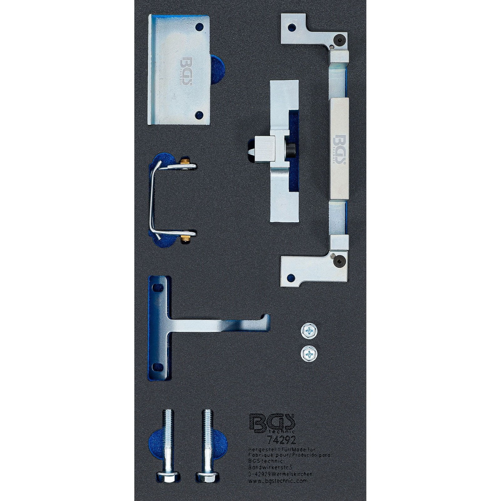BGS Werkstattwageneinlage 1/3: Motor-Einstellwerkzeug-Satz für Ford 1.5L 3-Zylinder Duratec - 74292