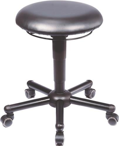 Drehhocker A19 m.Rl.Kunstleder schwarz Sitz-H.465-595mm Hocker MEY