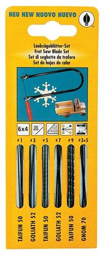 PUK Laubsägeblättersortiment 24-teilig passend für Handsägebögen - 593970