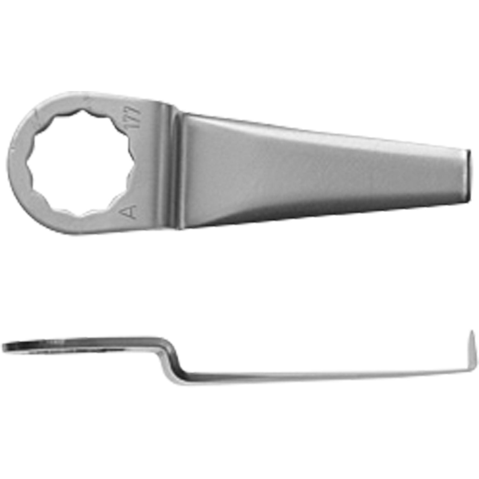 Fein 2x Schneidmesser SuperCut gerade Winkelschneide 65/8 mm - 63903177019