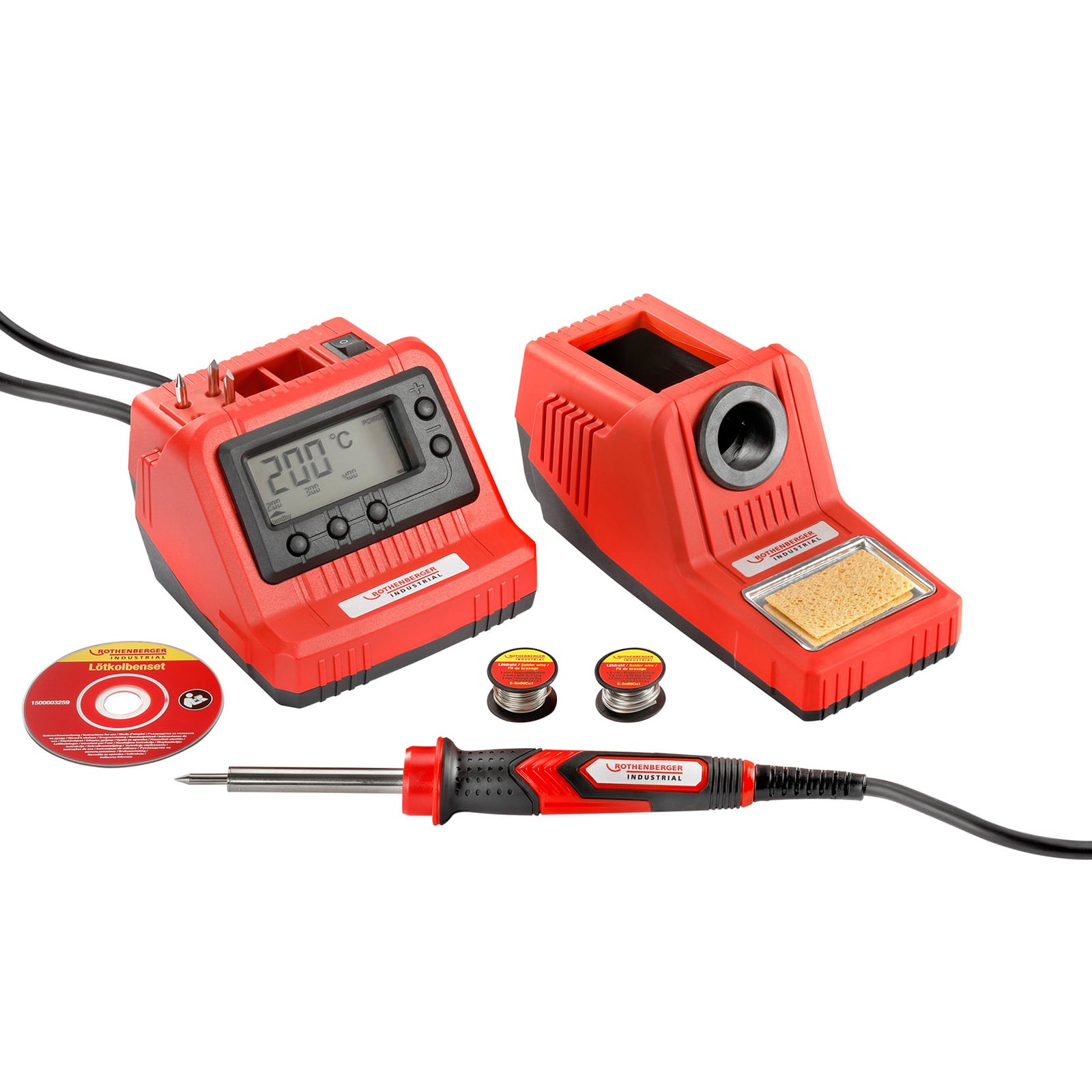 ROTHENBERGER Industrial Lötstation Digital mit LED 230V/60Watt - 1500003259