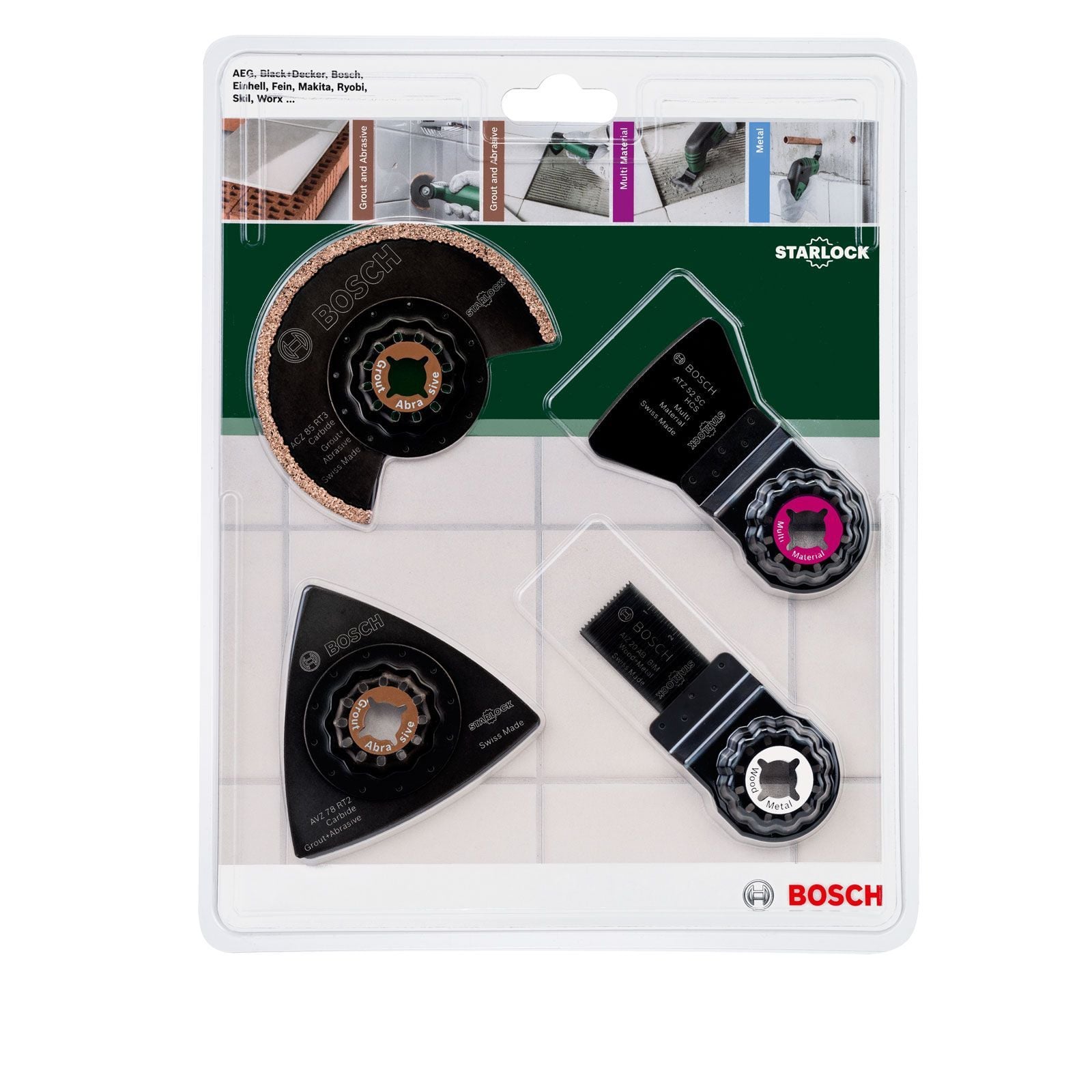 Bosch Fliesen Set 4tlg. - 2609256978