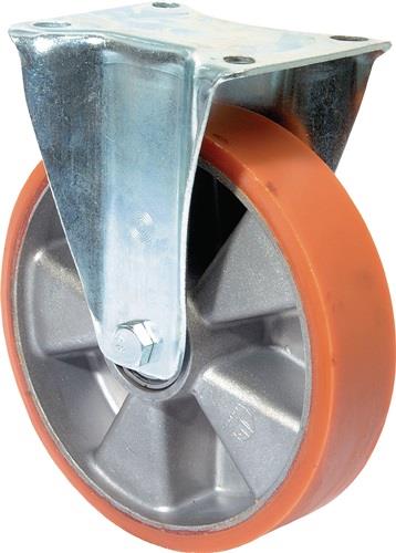 BS Rollen Bockrolle Guß-Polyurethanbandage 200 mm 300 kg - L410.B90.200