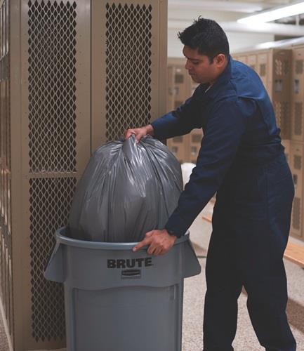 Rubbermaid Mehrzwecktonne grau 38 l PE - FG261000GRAY