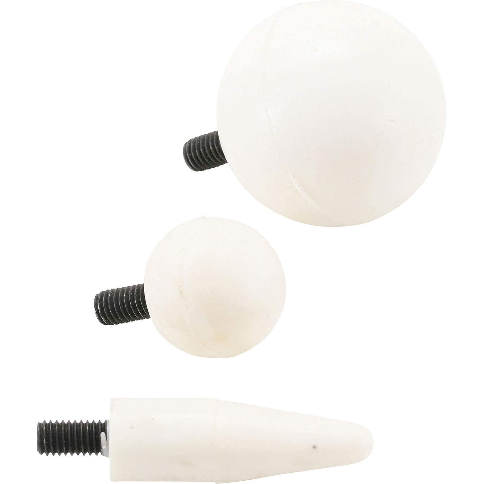 BGS Kunststoff-Ersatzköpfe für Ausbeuleisen M5 x 0,8 mm für Art. 1659 3tlg. - 1659-KÖPFE