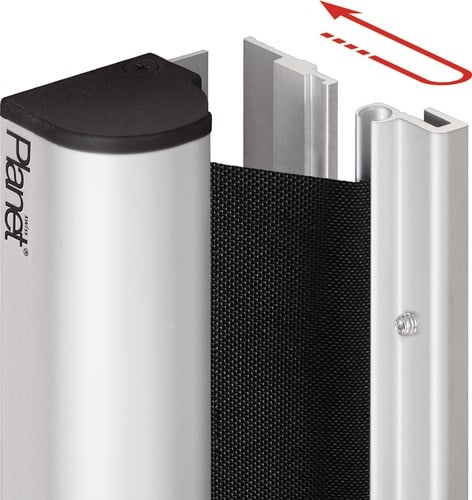 Planet ASSA ABLOY Fingersch.Rollo FSR 6000 Quick L.1925mm BG RAL 9016 - F-6121