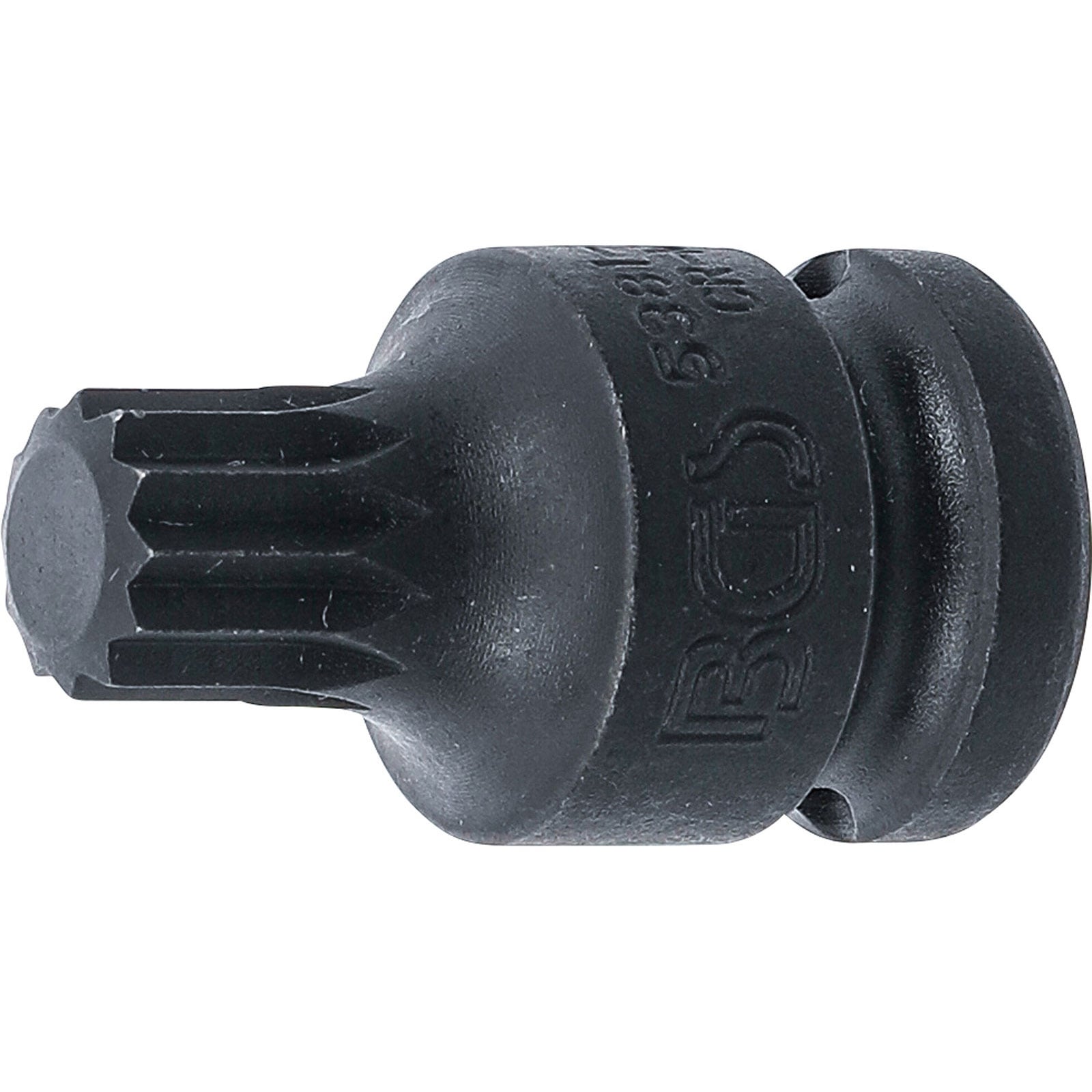 BGS Kraft-Bit-Einsatz Antrieb Innenvierkant 12,5 mm (1/2") Innenvielzahn (für XZN) M14 - 5381-M14